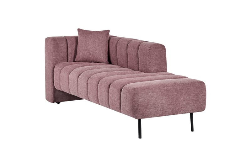 Schäslong Lannils Rosa, Svart, Vänstervänd - Rosa, Svart, Vänstervänd - Möbler - Soffa - Modulsoffa - Övriga moduler till modulsoffa