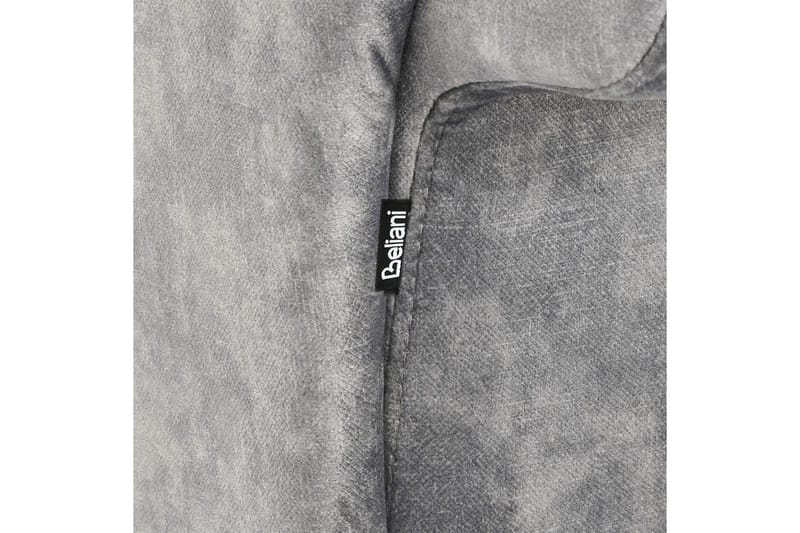 Schäslong Lattes Grå, mörkt trä, Högervänd - Grå - Möbler - Soffa - Sammetssoffa