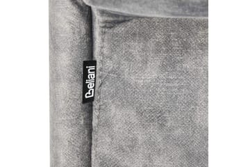 Schäslong Lattes Grå, mörkt trä, Högervänd - Grå - Möbler - Soffa - Sammetssoffa