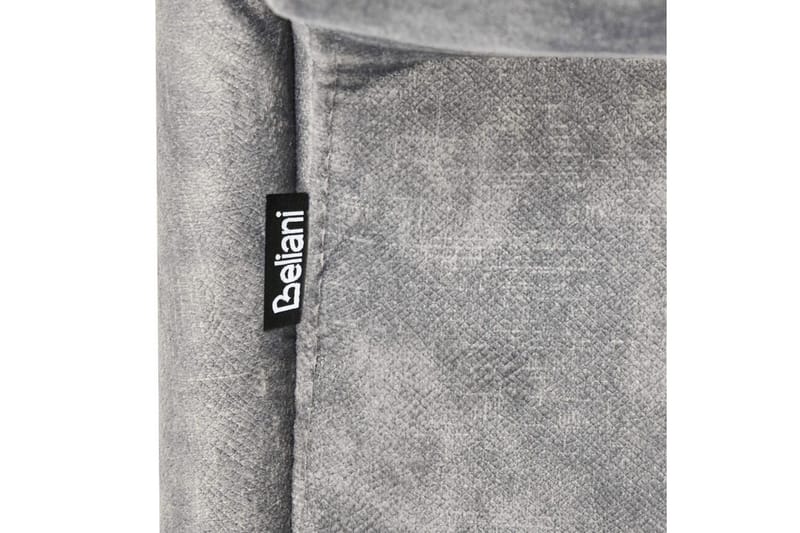 Schäslong Lattes Grå, mörkt trä, Högervänd - Grå - Möbler - Soffa - Sammetssoffa