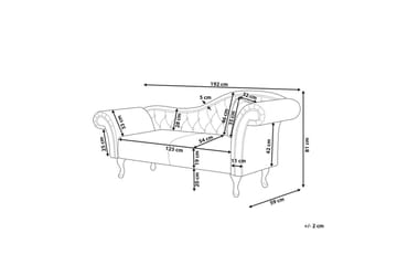 Schäslong Lattes Grönt, mörkt trä, Högervänd - Grönt, mörkt trä, Högervänd - Möbler - Soffa - Sammetssoffa
