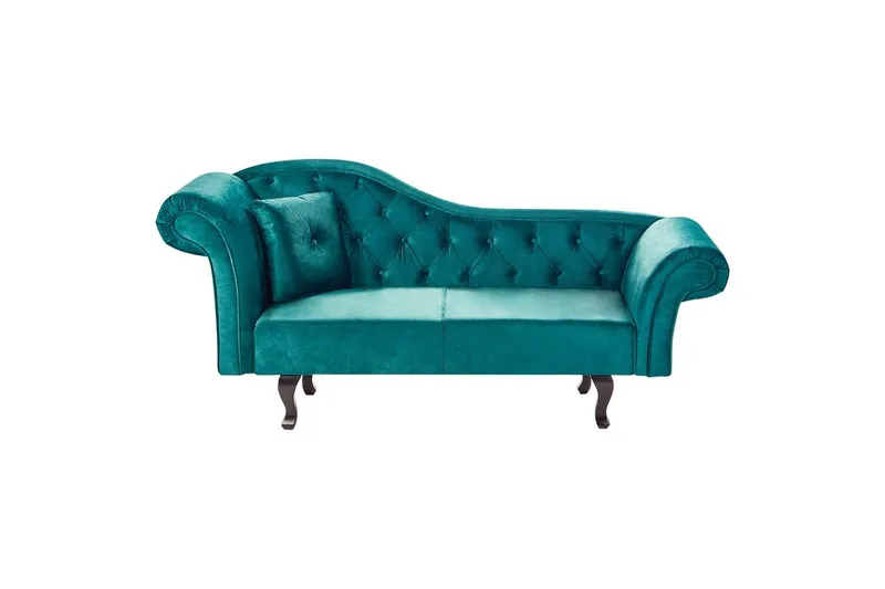 Schäslong Lattes Grönt, mörkt trä, Vänstervänd, Grönt, mörkt trä, Vänstervänd