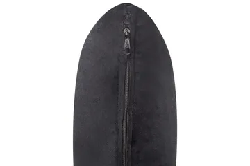 Schäslong Lattes Svart, mörkt trä, Högervänd - Svart, mörkt trä, Högervänd - Möbler - Soffa - Sammetssoffa