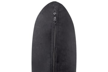 Schäslong Lattes Svart, mörkt trä, Vänstervänd - Svart, mörkt trä, Vänstervänd - Möbler - Soffa - Sammetssoffa