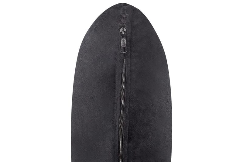 Schäslong Lattes Svart, mörkt trä, Vänstervänd - Svart, mörkt trä, Vänstervänd - Möbler - Soffa - Sammetssoffa