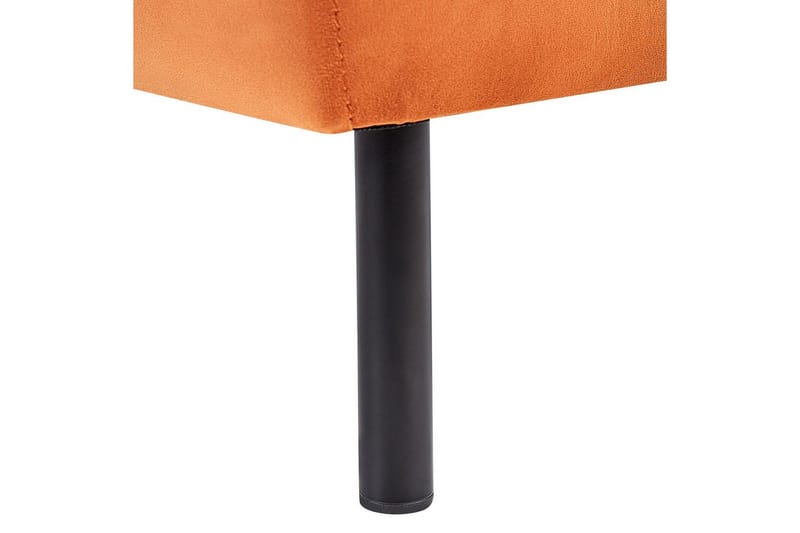 Schäslong Le Crau Orange, Svart, Högervänd - Orange, Svart, Högervänd - Möbler - Soffa - Modulsoffa - Övriga moduler till modulsoffa