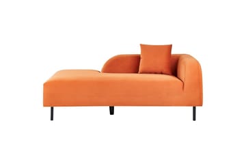 Schäslong Le Crau Orange, Svart, Högervänd - Orange, Svart, Högervänd - Möbler - Soffa - Modulsoffa - Övriga moduler till modulsoffa