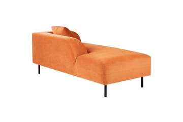 Schäslong Le Crau Orange, Svart, Högervänd - Orange, Svart, Högervänd - Möbler - Soffa - Modulsoffa - Övriga moduler till modulsoffa