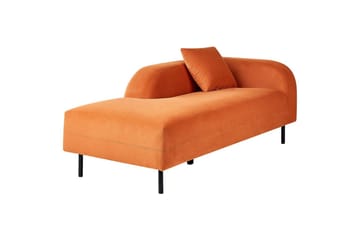Schäslong Le Crau Orange, Svart, Högervänd - Orange, Svart, Högervänd - Möbler - Soffa - Modulsoffa - Övriga moduler till modulsoffa