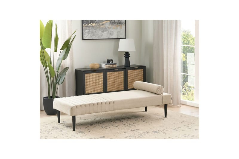Schäslong Mauriac Beige - Beige - Möbler - Soffa - Modulsoffa - Övriga moduler till modulsoffa