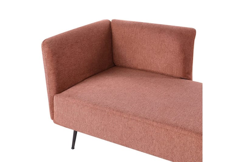 Schäslong Riom Röd, Svart, Vänsterv änd - Röd - Möbler - Soffa - Modulsoffa - Övriga moduler till modulsoffa