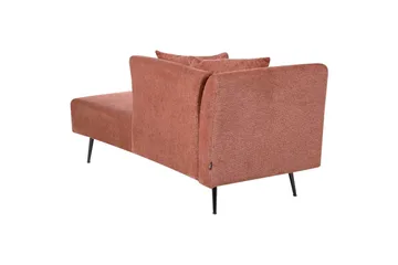 Schäslong Riom Röd, Svart, Vänstervänd - Röd - Möbler - Soffa - Modulsoffa - Övriga moduler till modulsoffa