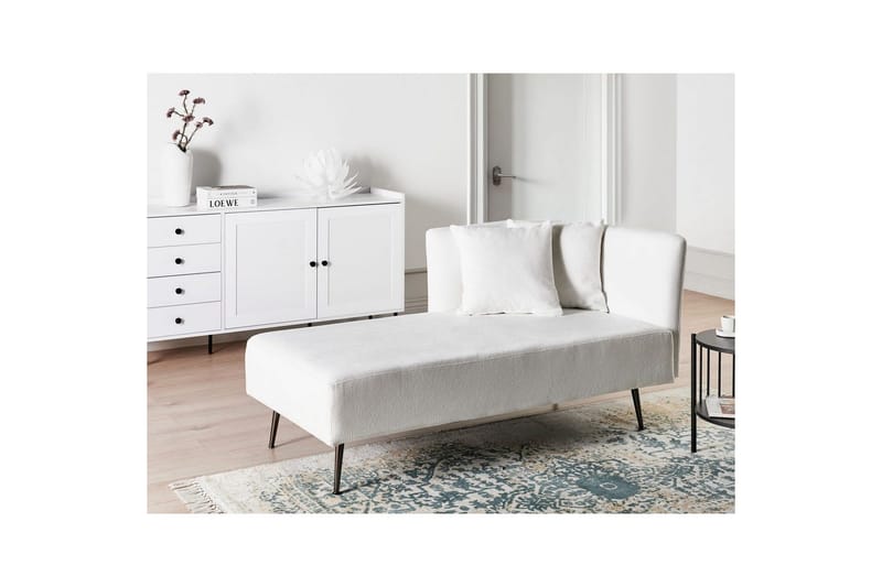 Schäslong Riom Vit, Svart, Högervänd - Vit, Svart, Högervänd - Möbler - Soffa - Modulsoffa - Övriga moduler till modulsoffa