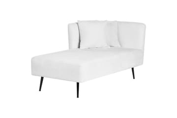 Schäslong Riom Vit, Svart, Högervänd - Vit, Svart, Högervänd - Möbler - Soffa - Modulsoffa - Övriga moduler till modulsoffa