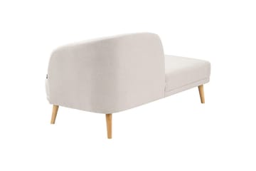 Schäslong Tanlay Beige, ljust trä, Högervänd - Beige, ljust trä, Högervänd - Möbler - Soffa - Modulsoffa - Övriga moduler till modulsoffa