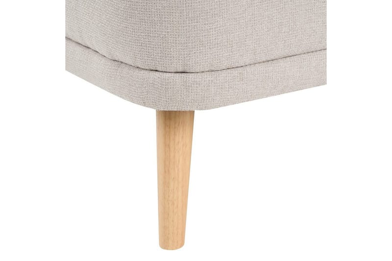 Schäslong Tanlay Beige, ljust trä, Högervänd - Beige, ljust trä, Högervänd - Möbler - Soffa - Modulsoffa - Övriga moduler till modulsoffa