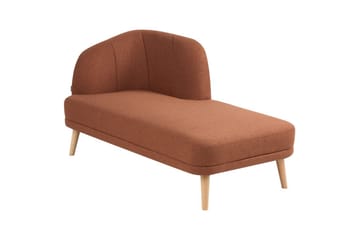 Schäslong Tanlay Brunt, gyllenbrun trä, Vänstervänd - Brunt, gyllenbrun trä, Vänstervänd - Möbler - Soffa - Modulsoffa - Övriga moduler till modulsoffa