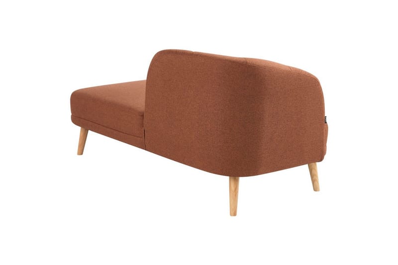 Schäslong Tanlay Brunt, gyllenbrun trä, Vänstervänd - Brunt, gyllenbrun trä, Vänstervänd - Möbler - Soffa - Modulsoffa - Övriga moduler till modulsoffa