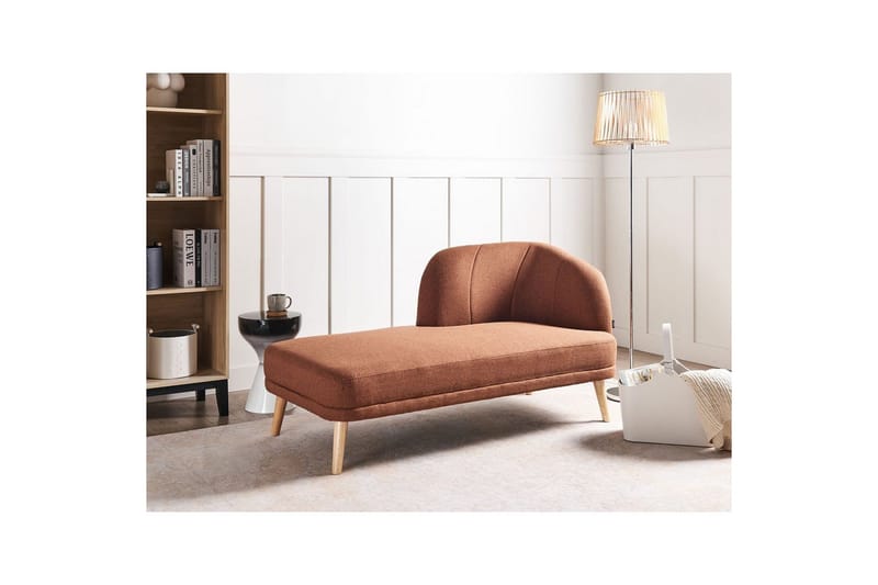 Schäslong Tanlay Brunt, gyllenbrut trä, Högervänd - Brunt, gyllenbrut trä, Högervänd - Möbler - Soffa - Modulsoffa - Övriga moduler till modulsoffa