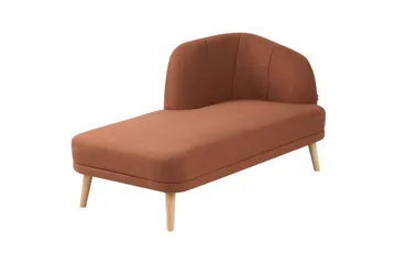 Schäslong Tanlay Brunt, gyllenbrut trä, Högervänd - Brunt, gyllenbrut trä, Högervänd - Möbler - Soffa - Modulsoffa - Övriga moduler till modulsoffa