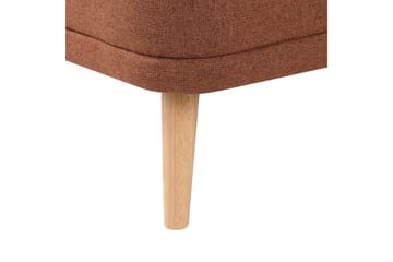 Schäslong Tanlay Brunt, gyllenbrut trä, Högervänd - Brunt, gyllenbrut trä, Högervänd - Möbler - Soffa - Modulsoffa - Övriga moduler till modulsoffa