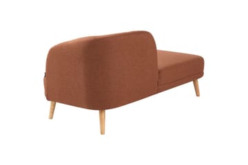 Schäslong Tanlay Brunt, gyllenbrut trä, Högervänd - Brunt, gyllenbrut trä, Högervänd - Möbler - Soffa - Modulsoffa - Övriga moduler till modulsoffa