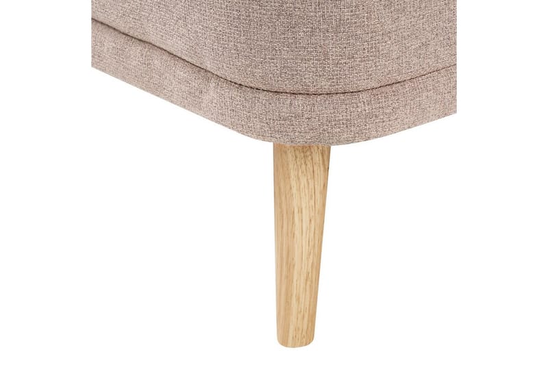 Schäslong Tanlay Brunt, ljust trä, Högervänd - Brunt, ljust trä, Högervänd - Möbler - Soffa - Modulsoffa - Övriga moduler till modulsoffa