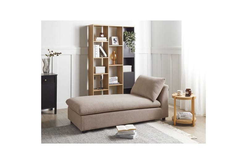 Schäslong Vizille Beige - Beige - Möbler - Soffa - Modulsoffa - Övriga moduler till modulsoffa