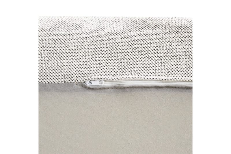 Schäslong Vizille Vit, Svart - Vit - Möbler - Soffa - Modulsoffa - Övriga moduler till modulsoffa