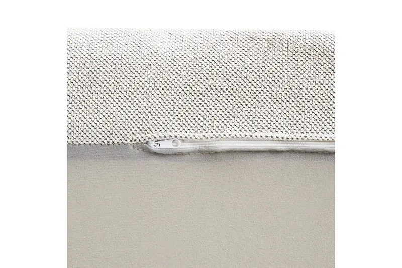 Schäslong Vizille Vit, Svart - Vit - Möbler - Soffa - Modulsoffa - Övriga moduler till modulsoffa