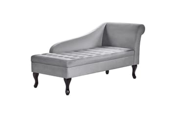 Schäslong Pessac Ljusgrå, svart, Högervänd - Ljusgrå, svart, Högervänd - Möbler - Soffa - Modulsoffa - Övriga moduler till modulsoffa