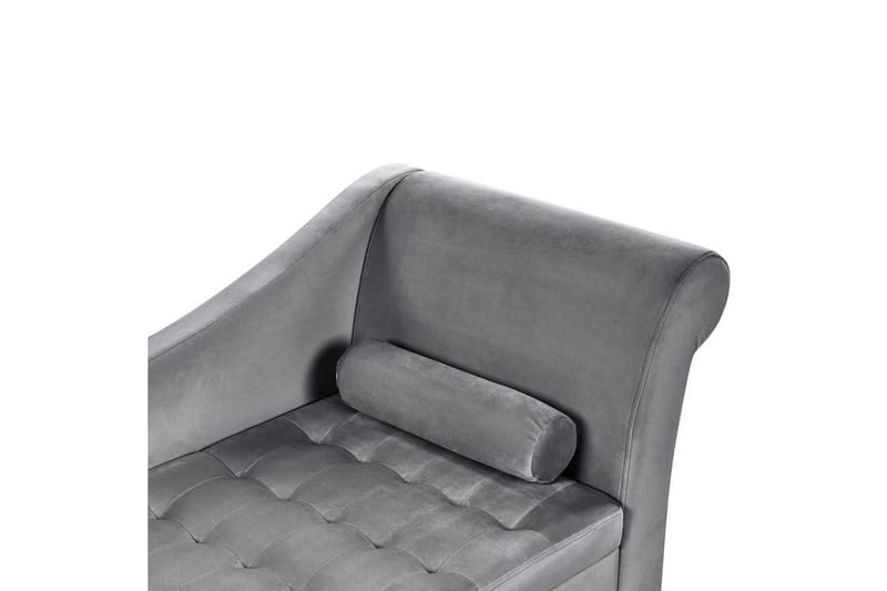 Schäslong Pessac Ljusgrå, svart, Högervänd - Ljusgrå, svart, Högervänd - Möbler - Soffa - Modulsoffa - Övriga moduler till modulsoffa