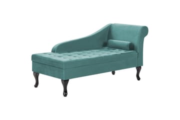 Schäslong Pessac Blå, Svart, Högervänd - Turkos - Möbler - Soffa - Modulsoffa - Övriga moduler till modulsoffa