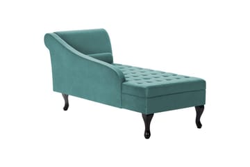 Schäslong Pessac Blå, Svart, Högervänd - Turkos - Möbler - Soffa - Modulsoffa - Övriga moduler till modulsoffa