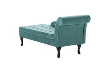 Schäslong Pessac Blå, Svart, Högervänd - Turkos - Möbler - Soffa - Modulsoffa - Övriga moduler till modulsoffa