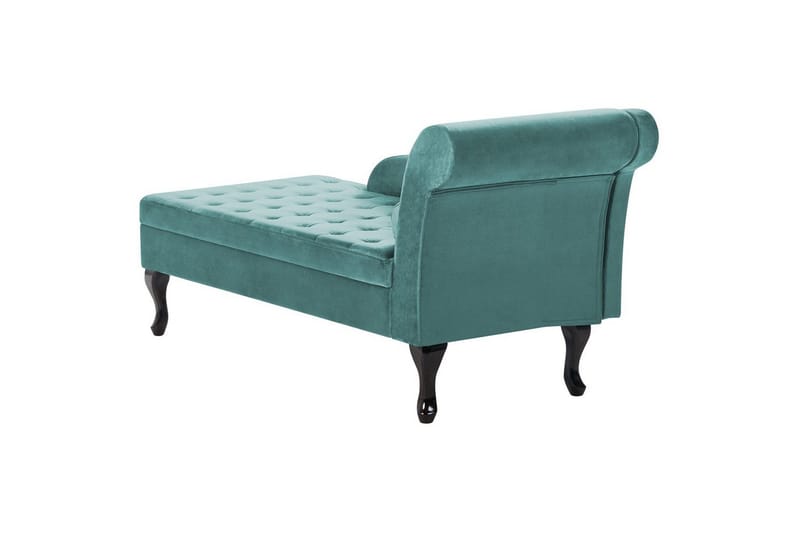 Schäslong Pessac Blå, Svart, Högervänd - Turkos - Möbler - Soffa - Modulsoffa - Övriga moduler till modulsoffa