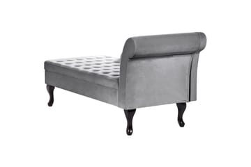 Schäslong Pessac Ljusgrå, svart, Högervänd - Ljusgrå, svart, Högervänd - Möbler - Soffa - Modulsoffa - Övriga moduler till modulsoffa