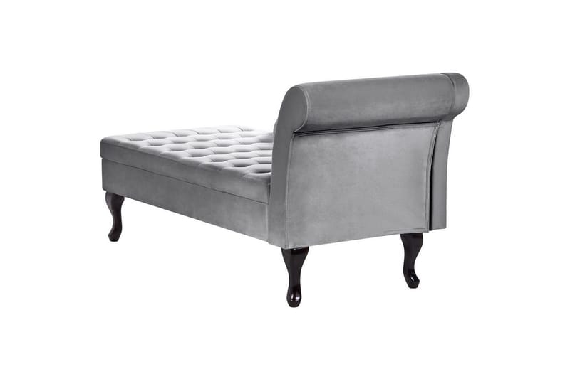 Schäslong Pessac Ljusgrå, svart, Högervänd - Ljusgrå, svart, Högervänd - Möbler - Soffa - Modulsoffa - Övriga moduler till modulsoffa