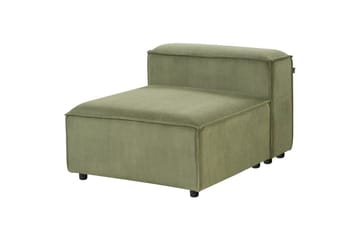 Sittsektion Ardal Grön, Svart, Manchestertyg - Grön - Möbler - Soffa - Modulsoffa - Mittmodul