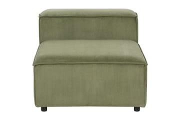 Sittsektion Ardal Grön, Svart, Manchestertyg - Grön - Möbler - Soffa - Modulsoffa - Mittmodul