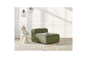 Sittsektion Ardal Grön, Svart, Manchestertyg - Grön - Möbler - Soffa - Modulsoffa - Mittmodul
