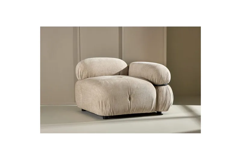 Soffmodul Hörnmodul Vänster Mika - Beige - Möbler - Soffa - Modulsoffa - Hörnmodul