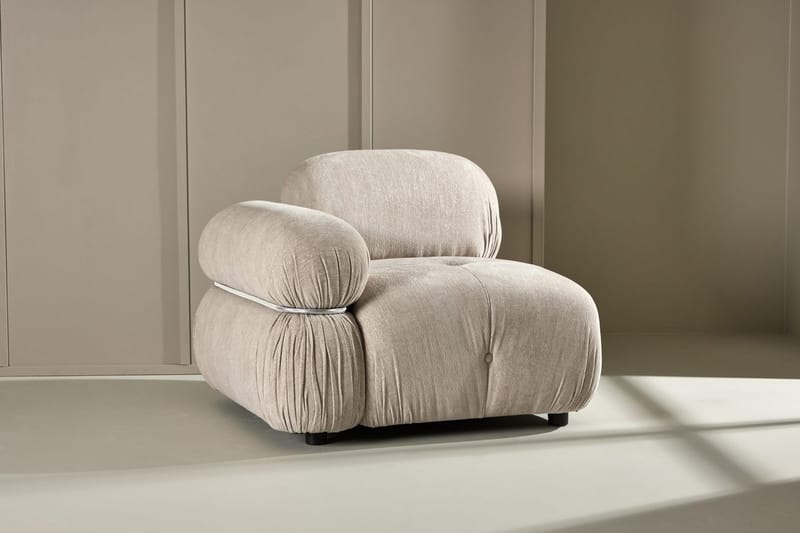 Vänstermodul Mika 95 cm, Beige