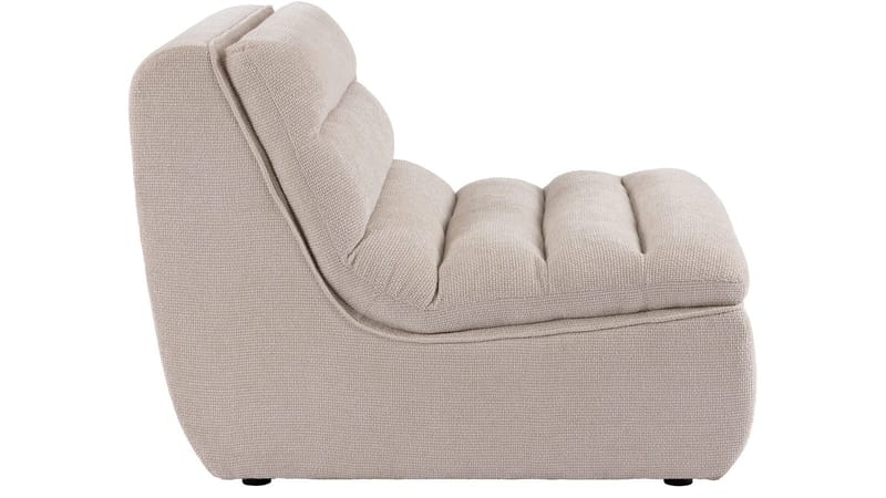Valdoro Mittmodul i tyg 87 cm - Beige - Möbler - Soffa - Modulsoffa - Mittmodul