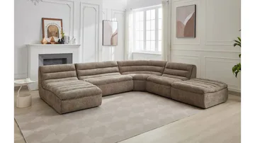 Valdoro Mittmodul i tyg 87 cm - Mink - Möbler - Soffa - Modulsoffa - Mittmodul