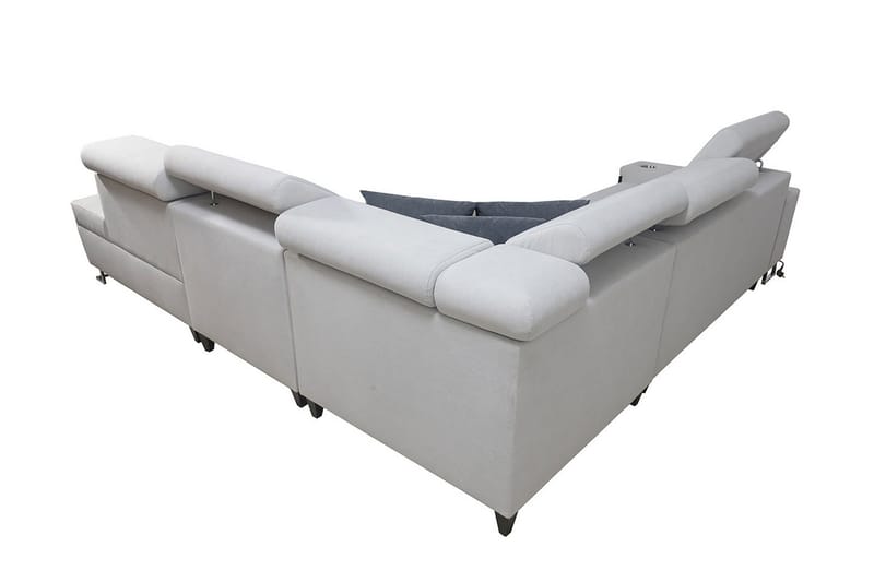 Morenia Bäddsoffa m. Schäslong L-formad - Möbler - Soffa - Sammetssoffa