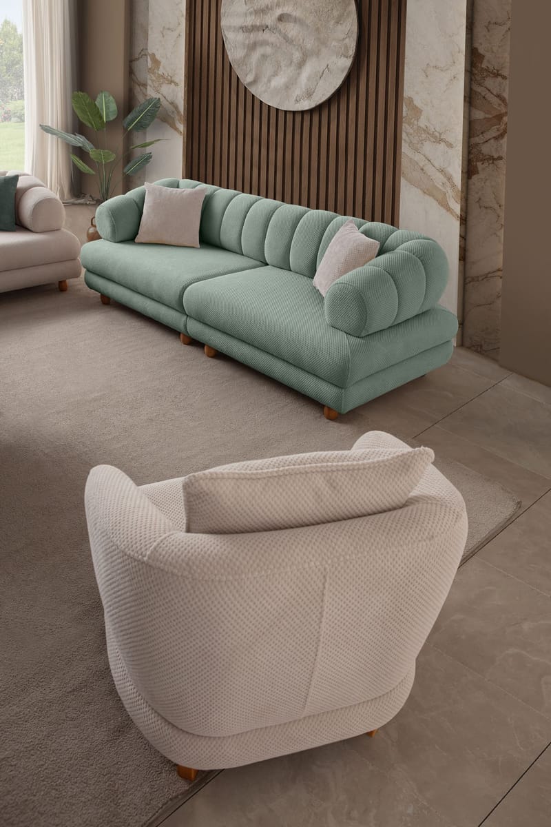 Munemori 3-sits Soffa 240x80x95 cm - Sea Green - Möbler - Soffa - 3 sits soffa