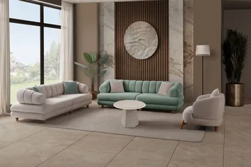 Munemori 3-sits Soffa 240x80x95 cm - Sea Green - Möbler - Soffa - 3 sits soffa