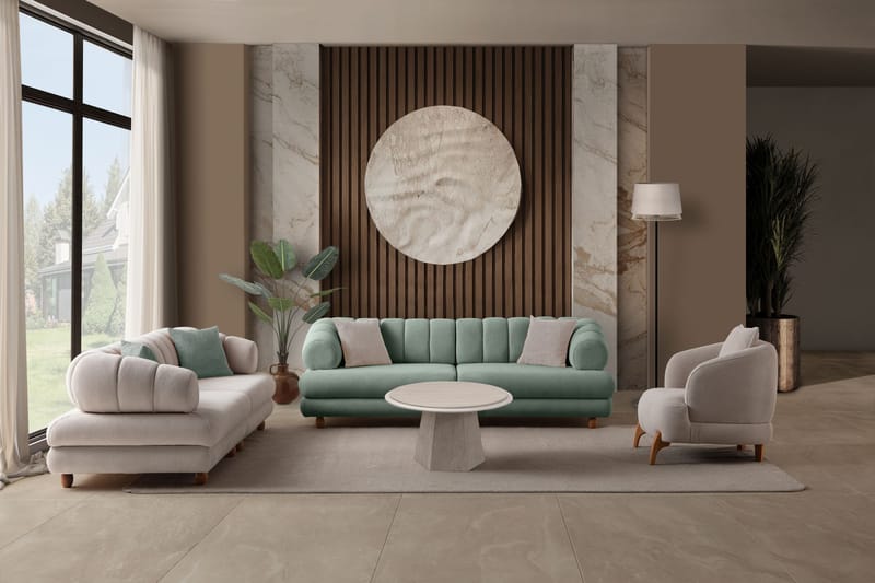Munemori 3-sits Soffa 240x80x95 cm - Sea Green - Möbler - Soffa - 3 sits soffa