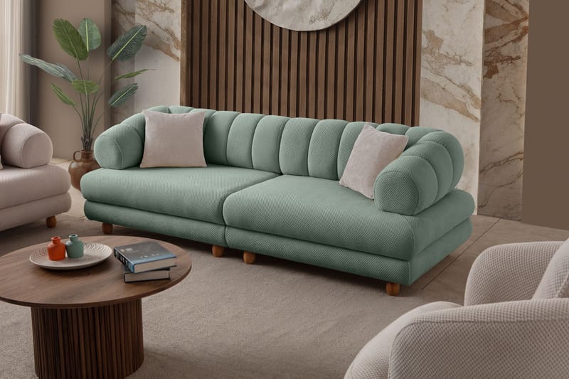 Munemori 3-sits Soffa 240x80x95 cm - Sea Green - Möbler - Soffa - 3 sits soffa